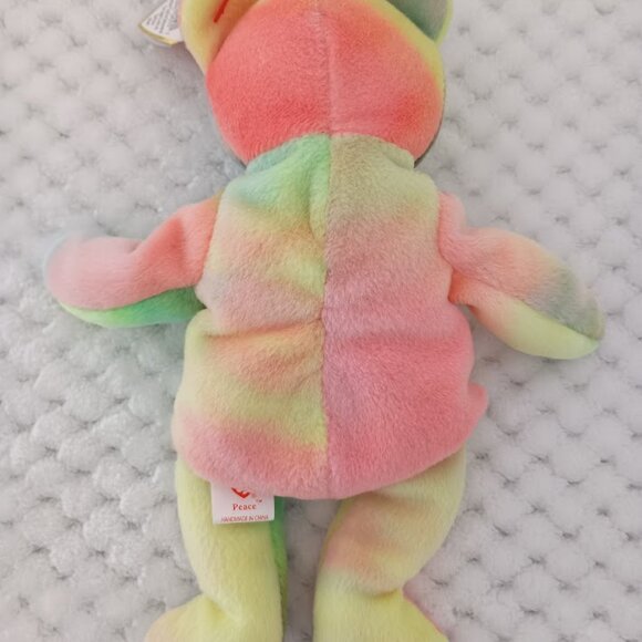 Beanie Baby: Peace Bear 9" - Picture 2 of 5